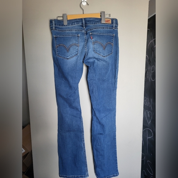 Levi 524 Classic Blue Women's Jeans Bootcut, Size 7 (30 X 31) - Picture 3 of 6